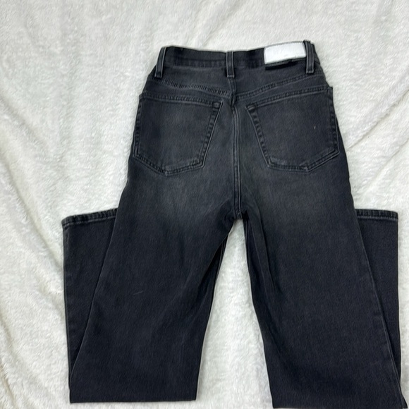 Re/Done Black Straight Leg Jeans Timeless Style - Picture 3 of 10